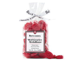Red Licorice Medallions?
